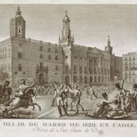 Matanza en la Plaza de San Juan de Dios. Cádiz