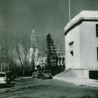 Imagen del antiguo pabellón de gobierno en la calle Isaac Peral