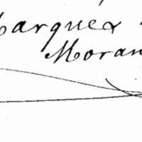 Firma del rector Joaquín Gómez de la Cortina, Marqués de Morante