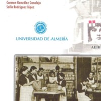 Reverso del folleto del coloquio Internacional de la  Asociación de Investigación Histórica de las Mujeres. AGUCM, 112/19-11