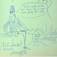 Dedicatoria de Antonio Mingote.