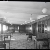 Sala de lecturas de la Facultad de Ciencias, Secciones de Matemáticas y Físicas. [1940-1950]. Fotógrafo: Castellanos