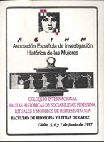 Folleto del Coloquio Internacional de la Asociación de Investigación Histórica de las Mujeres